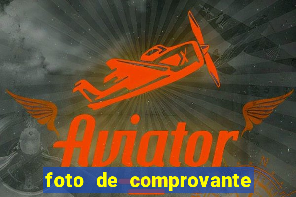 foto de comprovante de pix falso